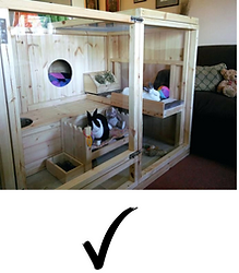 Large cage without wire base ✔